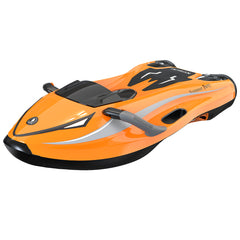 Upgraded Electric Water Scooter Orange – Premium Ride-On Jet Bodyboard for Pools, Lakes & Beach