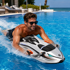 Upgraded Electric Water Scooter – Premium Ride-On Jet Bodyboard for Pools, Lakes & Beach