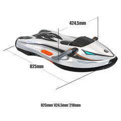 Upgraded Electric Water Scooter Orange – Premium Ride-On Jet Bodyboard for Pools, Lakes & Beach