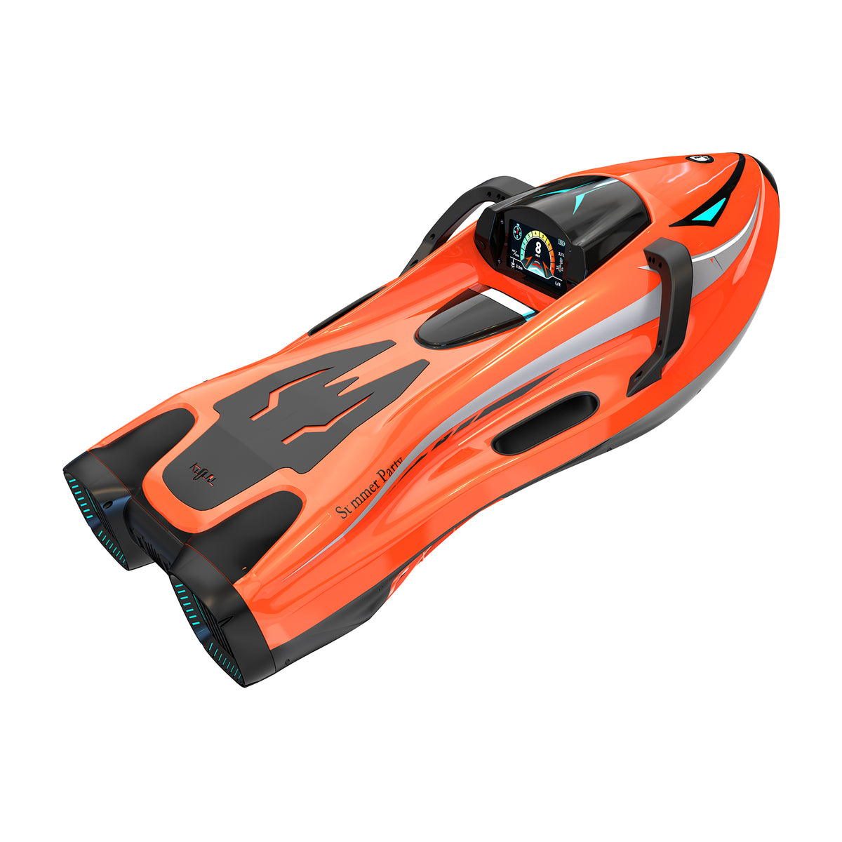 Electric Underwater Scooter for Swimming & Diving, Dual-Mode Water Propulsion with LED Lights, Display Screen, IP68 Waterproof Sea Scooter