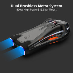 Electric Underwater Scooter for Swimming & Diving, Dual-Mode Water Propulsion with LED Lights, Display Screen, IP68 Waterproof Sea Scooter