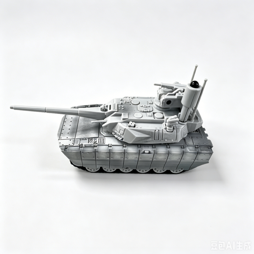 Mini RC Tank, 2.4G Remote Control Battle Tank with Rotating Turret, Lights, Sound, Recoil & Dual Motor