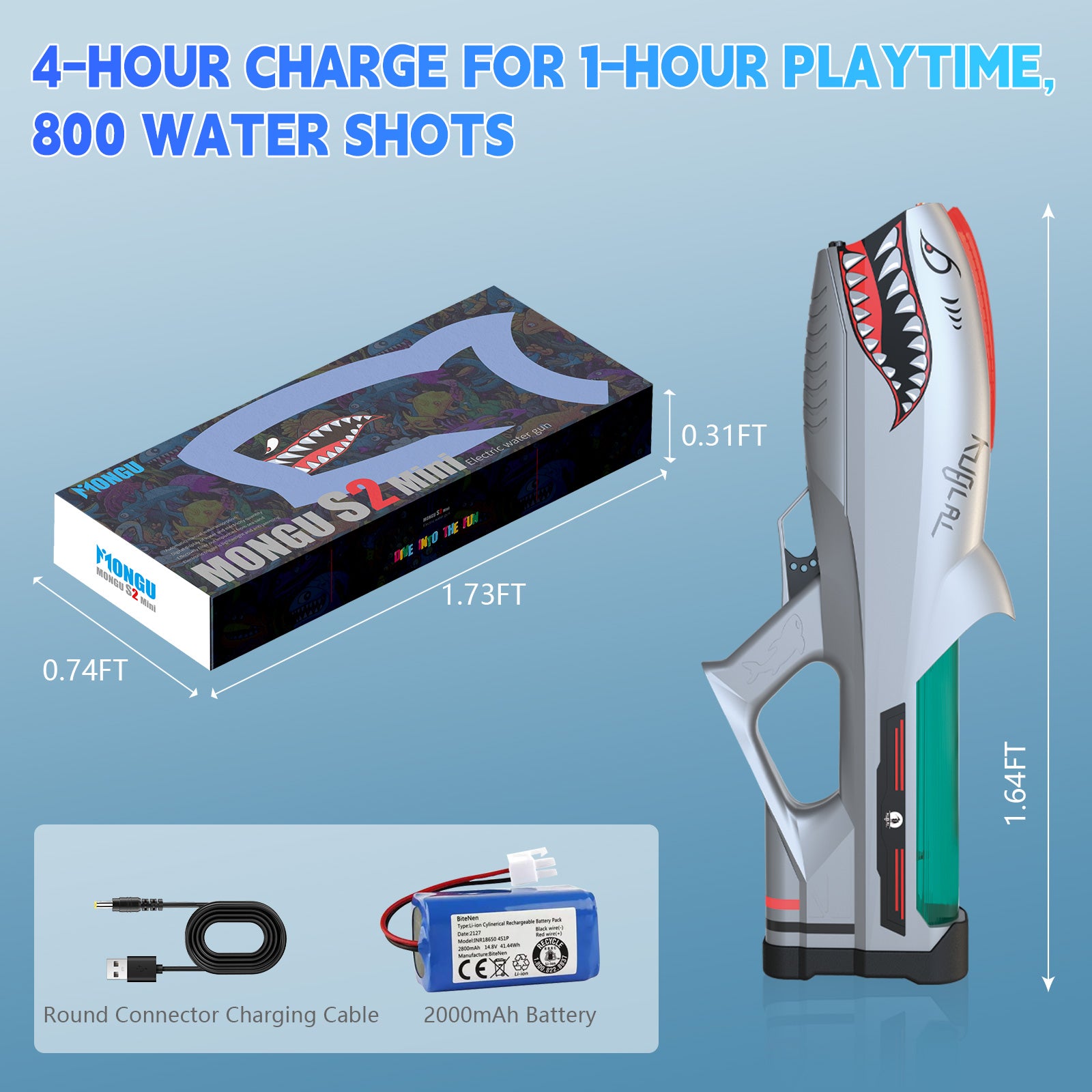 Mongu S2 Mini Electric Water Blaster